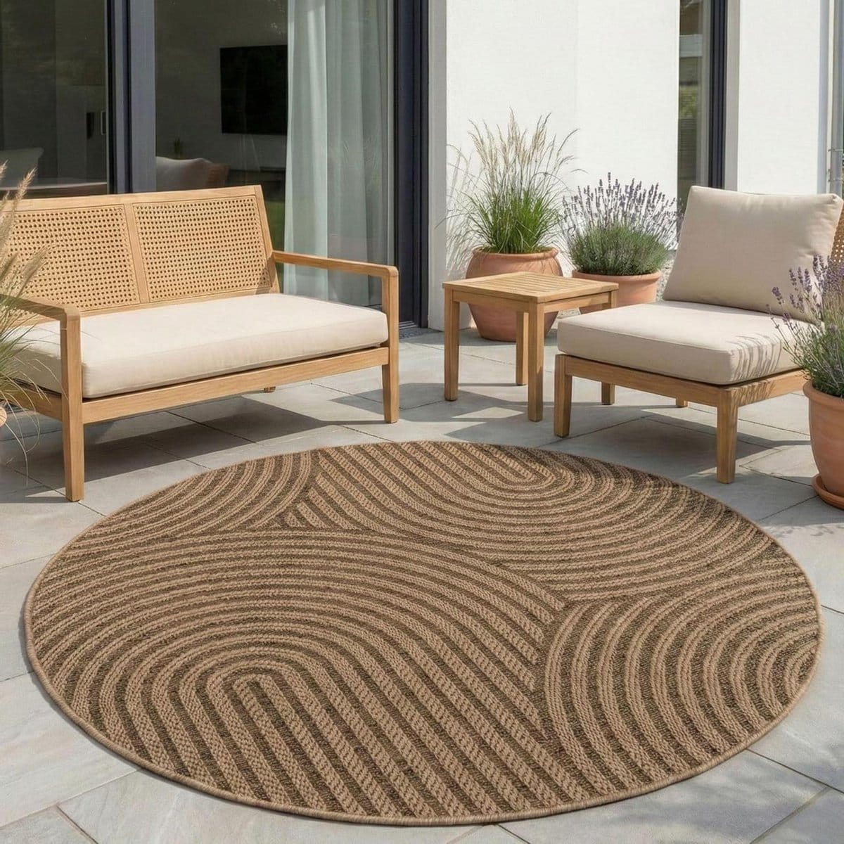 buiten tapijt rond terras kleed buiten leven