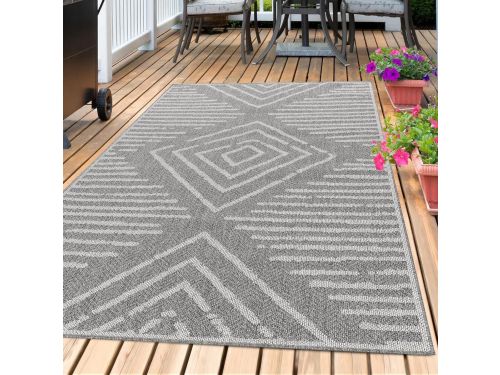 Buitenkleed Grijs - Terraskleed Vloerkleed - Buiten Zitten - Sisal