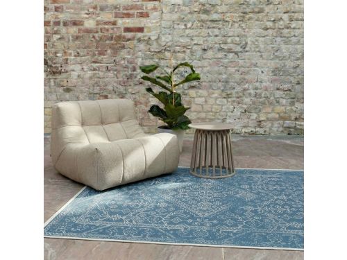 Buitenkleed Nova blauw - Interieur05 - 200 x 290 cm