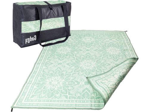 Buitenkleed Vloerkleed XXL 270x200 cm Dubbelzijdig Tuintapijt Picknickkleed