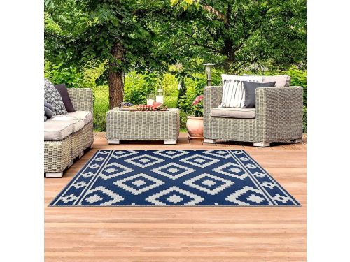 Buitenkleed Waterdicht - Terraskleed Plastic - Outdoor Gebruik - Recycled