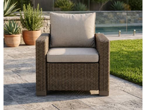 California Luxe Tuinstoelenset 2-delig - Wicker Look Lounge Stoelen met