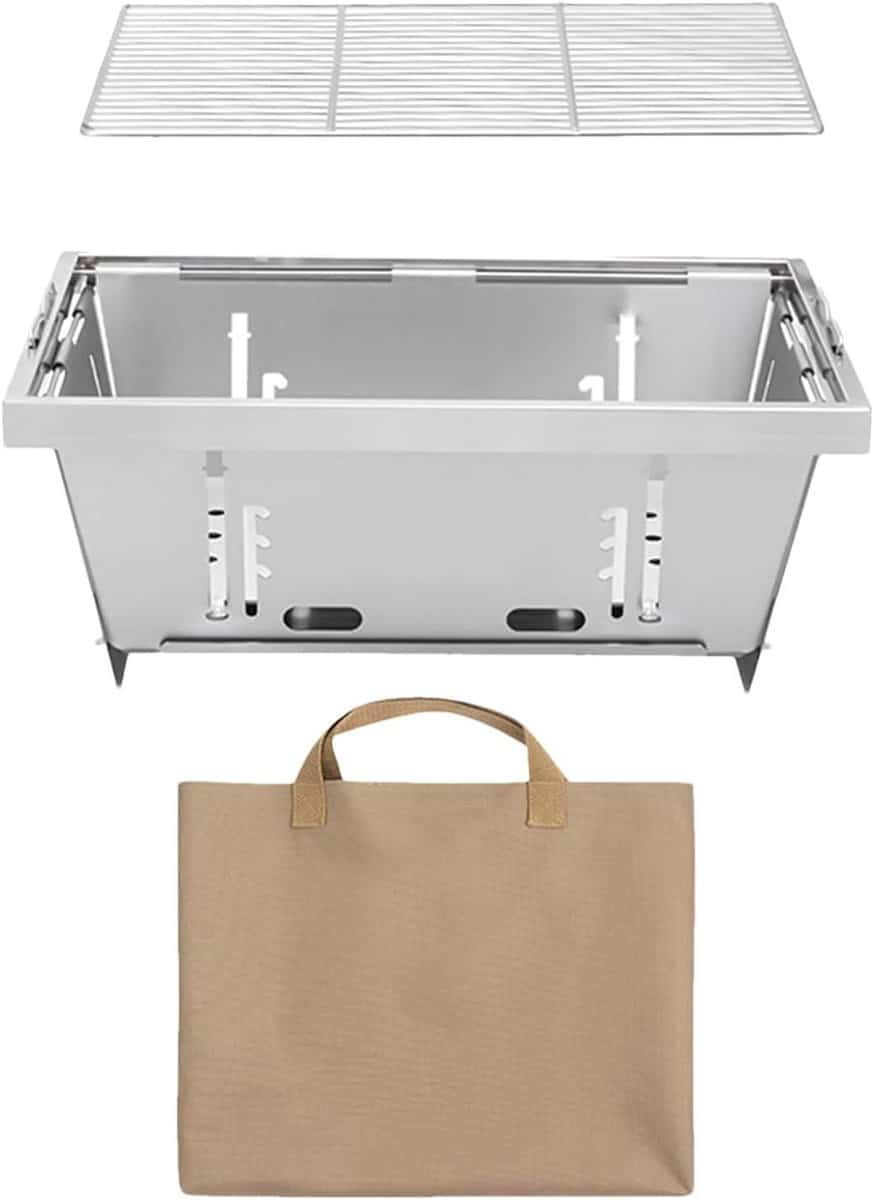 camping grill houtskool bbq buiten koken snel