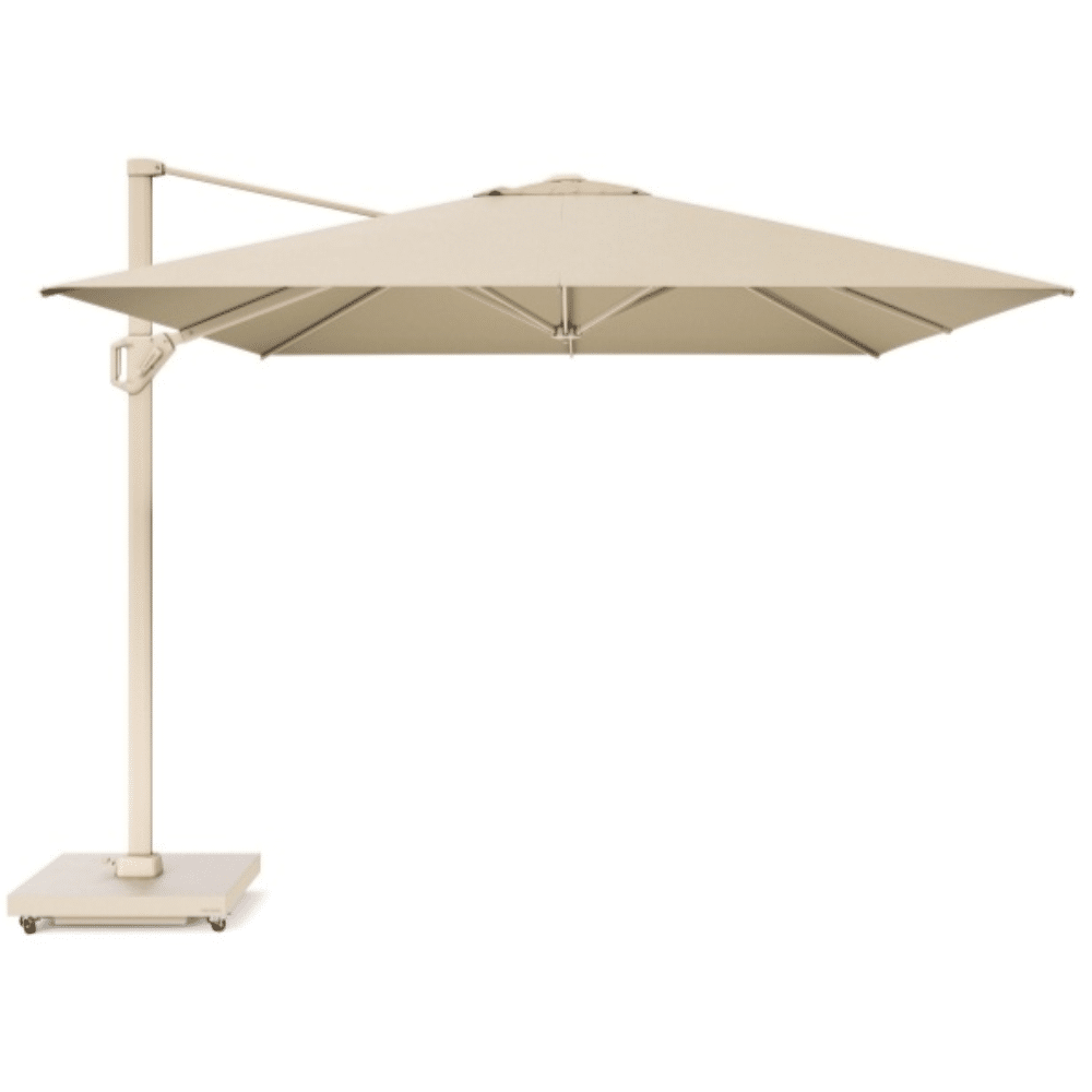 challenger t² zweefparasol premium doek | 400x300cm | champagne/sandstone