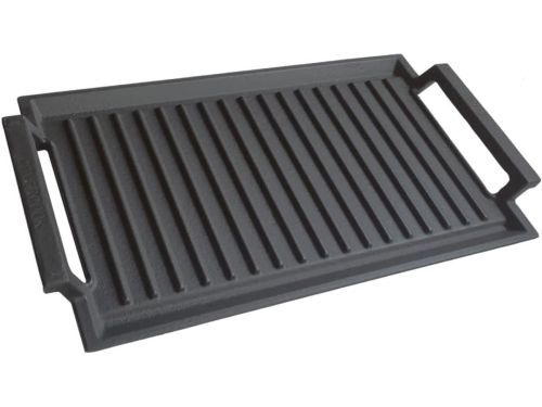 CLGP® Grillplaat Inductie - Bakplaat - Gietijzer - Zwart