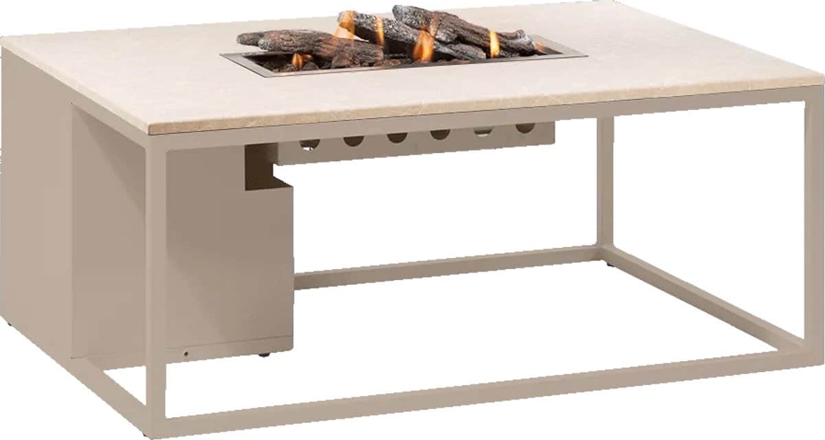 cosi cosiloft 120 vuurtafel sandy beige / stone look 120