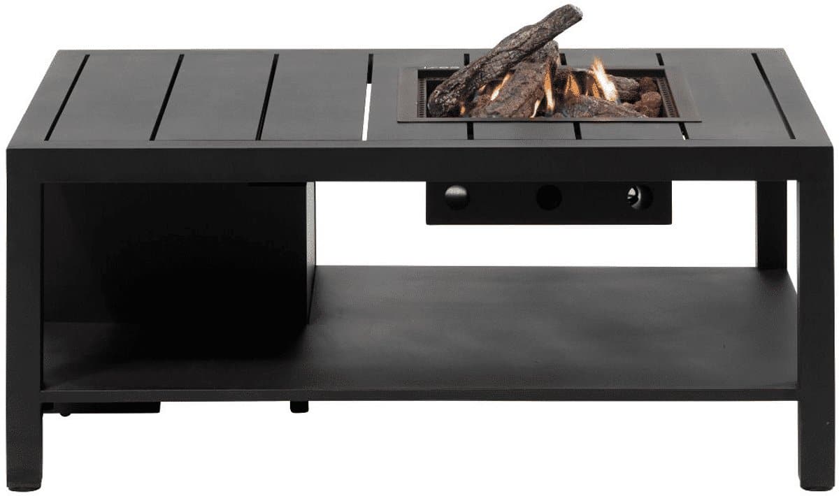 cosi fires vuurtafel cosiflow recht antraciet (120 cm)