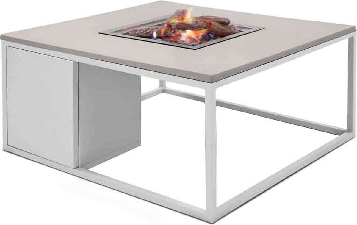 cosi fires vuurtafel cosiloft white / grey vuurtafels