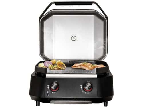 Cozze® G-500 Gas Plancha met Deksel - 2 Gasbranders