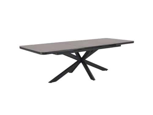 Cubanita uitschuifbare dining tuintafel 200-260x100xH75 cm aluminium keramiek antraciet
