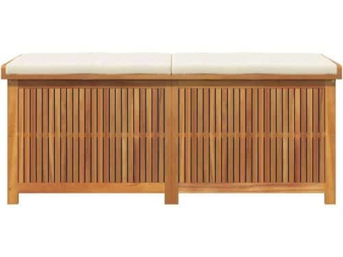 Cushion Box 150x50x60.5cm van Massief Acaciahout - Opbergdoos voor Kussens