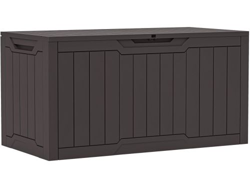 Dailygoody - 100 Gallon Opbergbox - Weerbestendig - Donkerbruin
