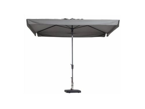 Delos stokparasol 300x200cm | lichtgrijs