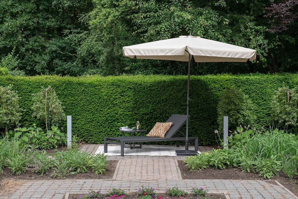 delta parasol Ø300 cm carbon black ecru