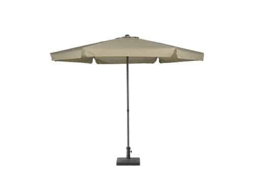 Delta parasol - Ø300 cm carbon black - taupe