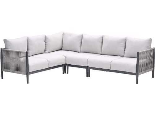 Diamo hoekset - 4-dlg. - carbon black - grey sand