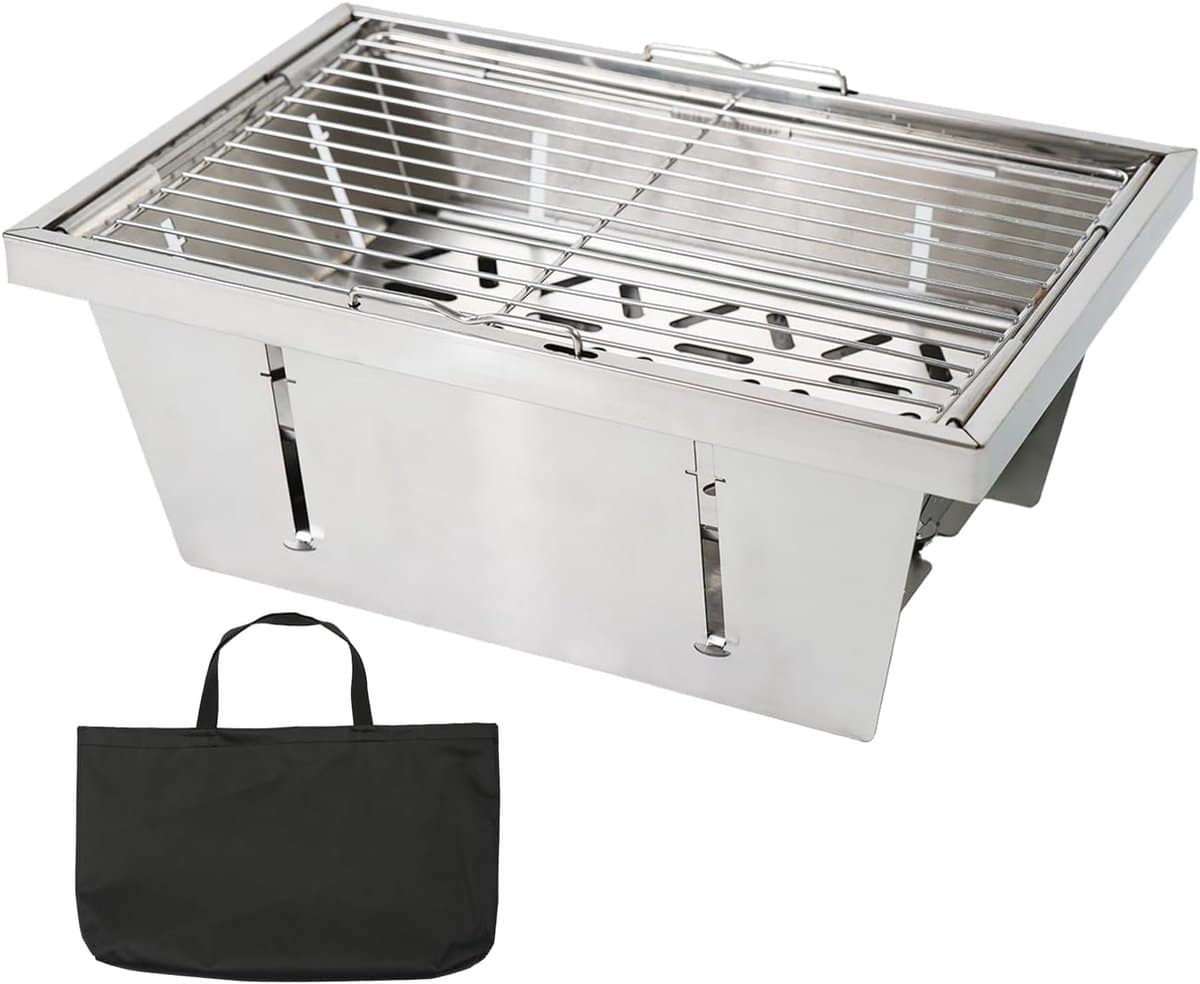 draagbare bbq grill opvouwbare barbecue buiten koken