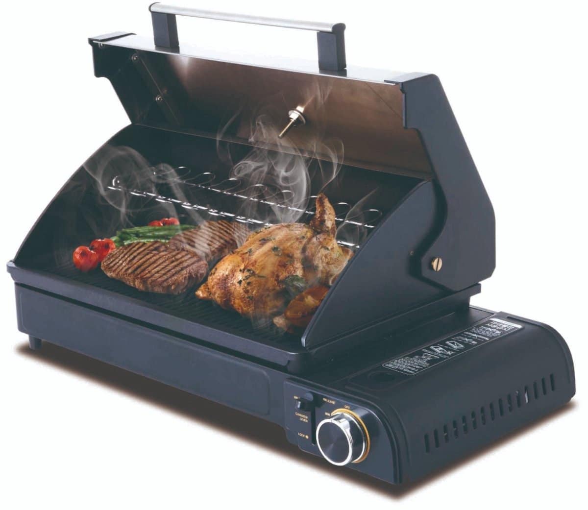draagbare camping barbecue gas barbecue multifunctionele grill