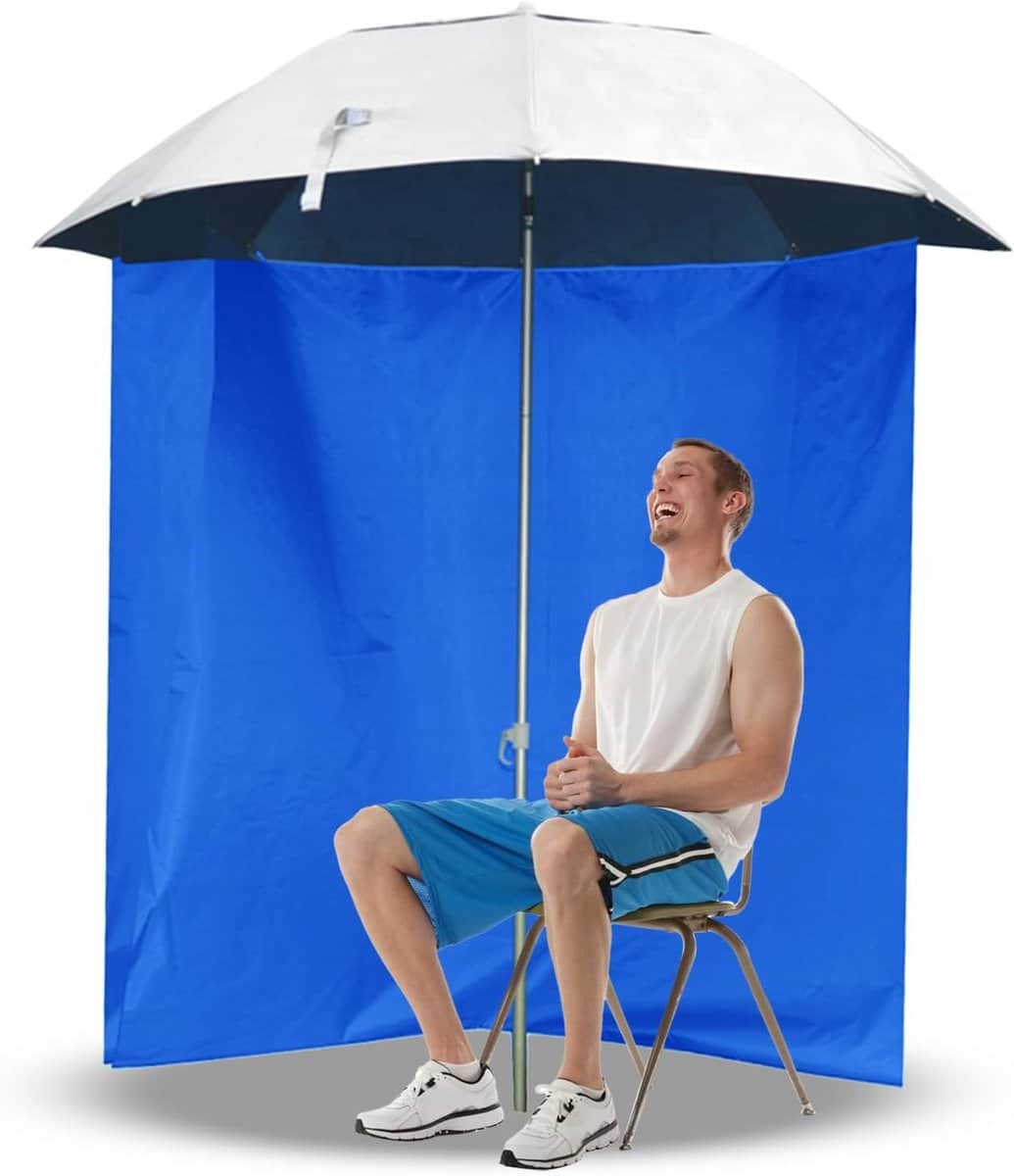 draagbare parasolhoes luifel afdekking strand camping netventilatie