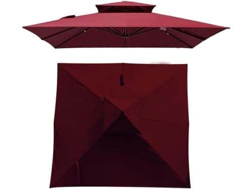 Draaibare Zweefparasol - Hangparasol Buiten - Terras Beschermen - Verstelbare