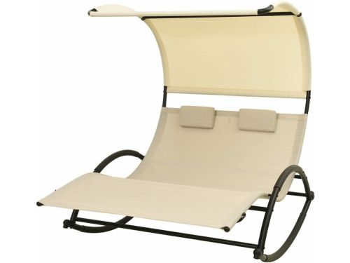 Dubbel ligbed - Zonbed duo - Buiten ontspannen - Met