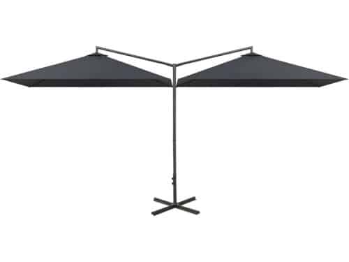 Dubbele parasol - Zweefparasol tuinparasol - Terras schaduw - Ventilatieopening
