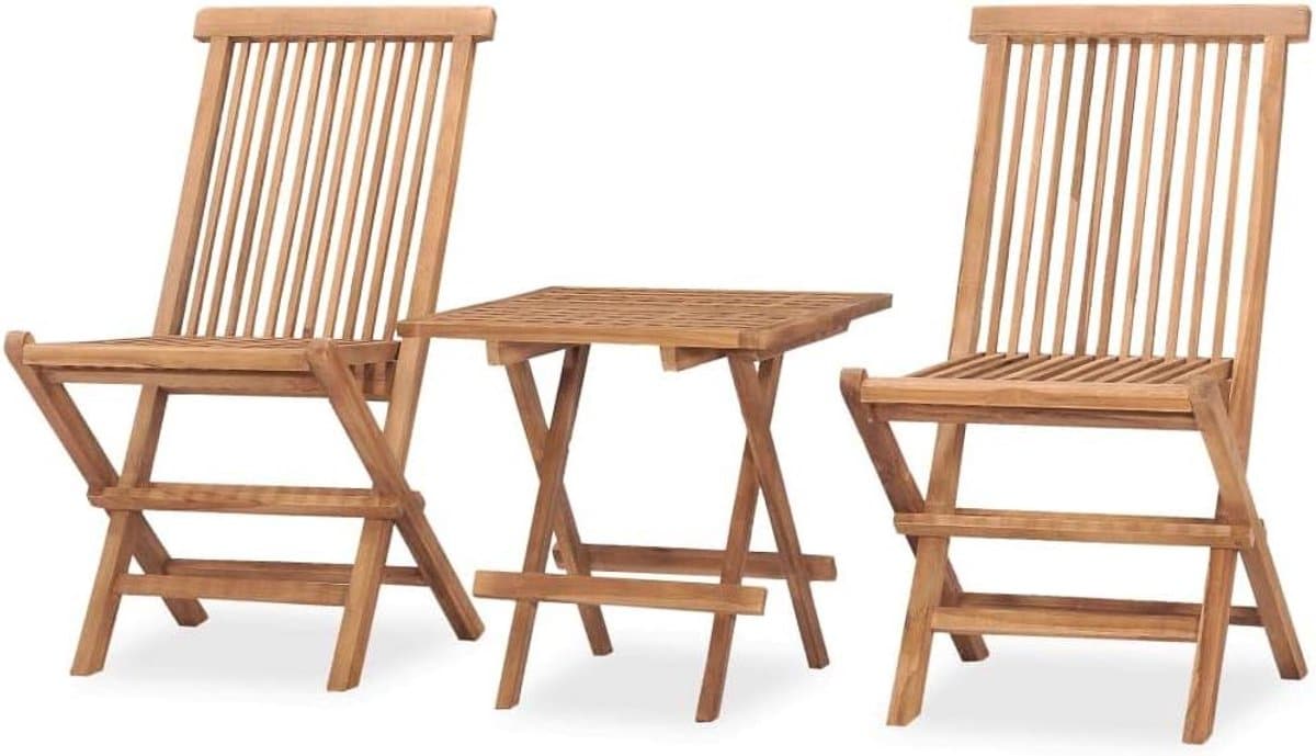 eetset opvouwbaar picknickset hout buiten dineren duurzaam