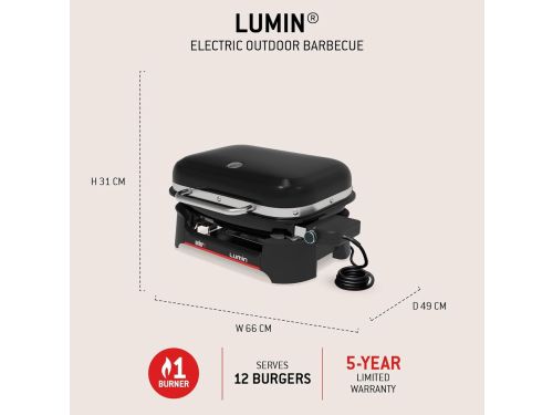 Elektrische BBQ Grill 48,5 x 66 x 30