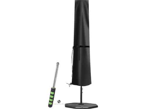 Equivera Beschermende Parasolhoes 600D Oxford - Tuinparasolhoezen Waterdicht - Sneeuwbestendig