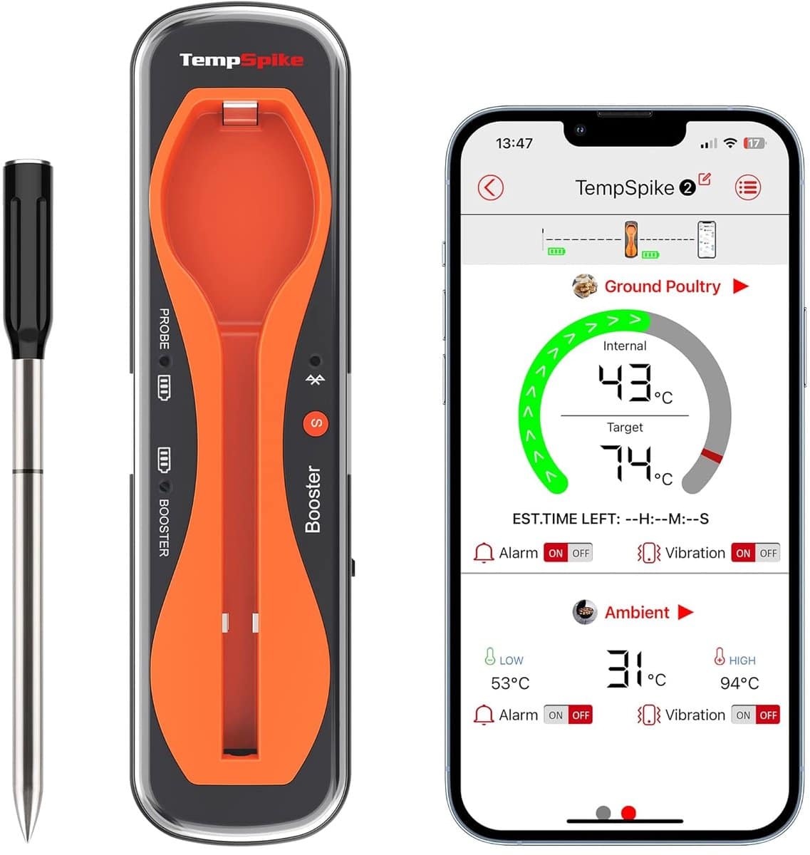 equivera vleesthermometer bbq thermometer kernthermometer oventhermometer