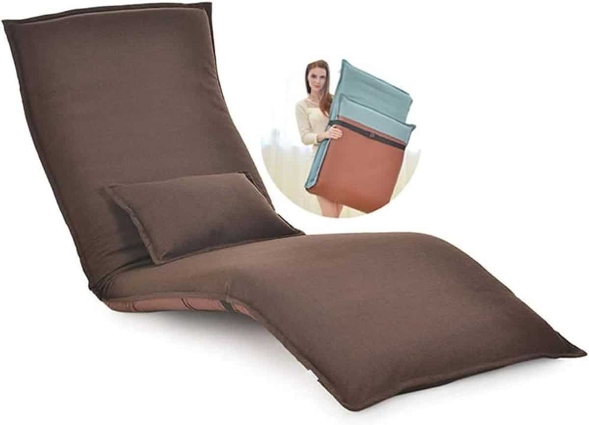 fauteuil vloerstoel verstelbare bank stoel ontspannen lezen