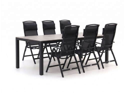 Forza Capri/Fidenza 220cm dining tuinset 7-delig verstelbaar - Laagste prijsgarantie!
