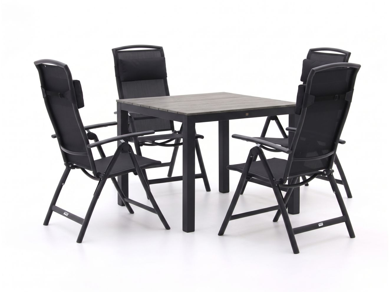 forza capri/fidenza 90cm dining tuinset 5 delig verstelbaar laagste prijsgarantie!