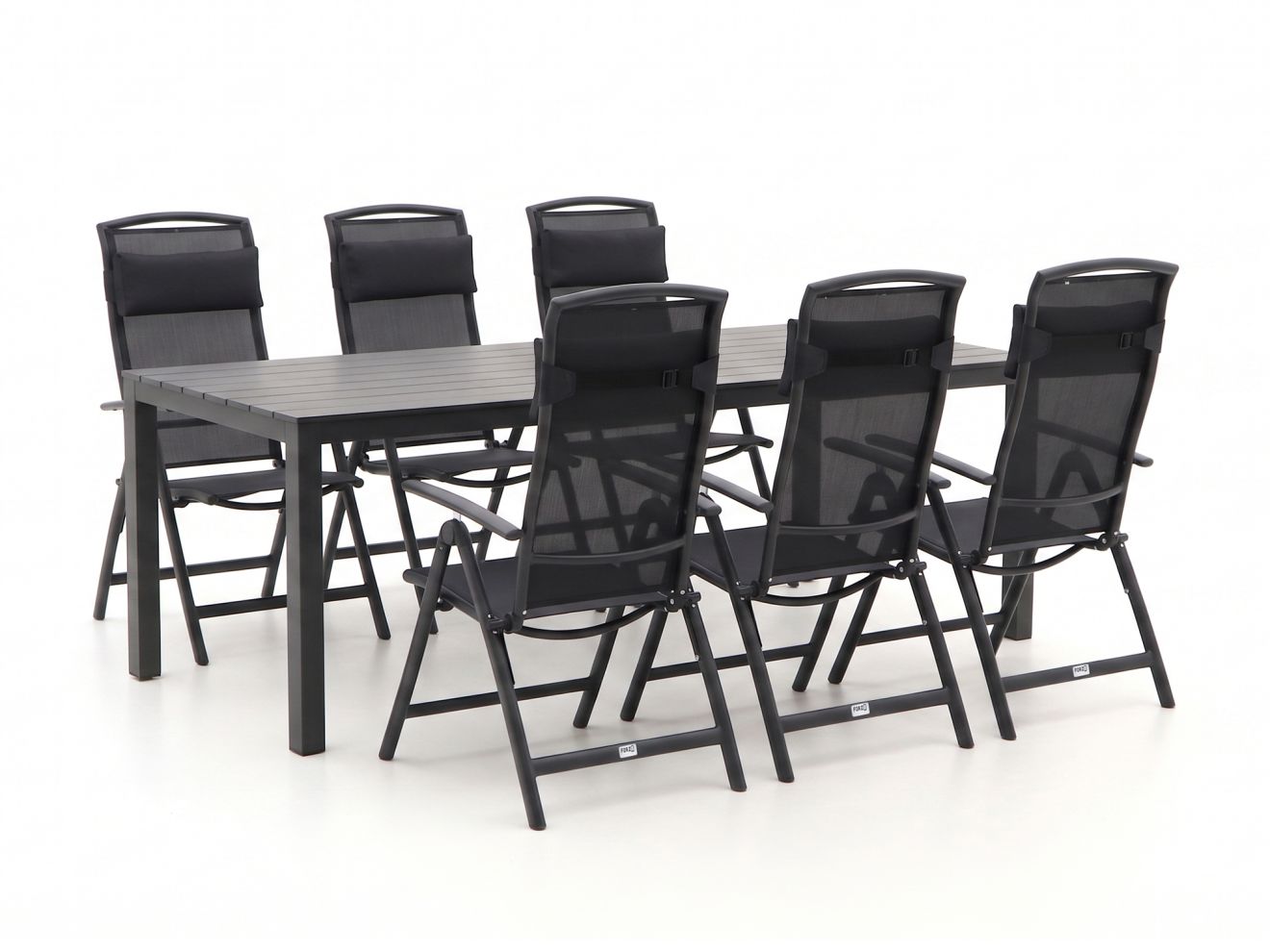 forza capri/menzano 220cm dining tuinset 7 delig verstelbaar laagste prijsgarantie!
