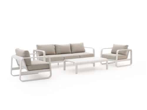 Forza Liri stoel-bank loungeset 4-delig - Laagste prijsgarantie!