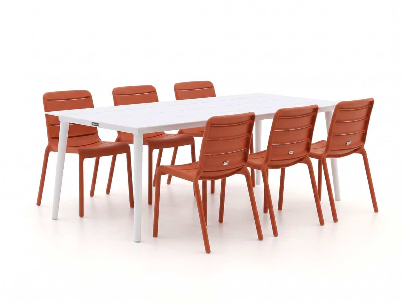 forza narni/sora 220cm dining tuinset 7 delig stapelbaar laagste prijsgarantie!