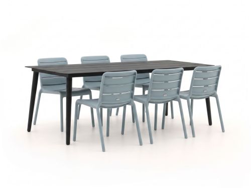 Forza Narni/Sora 220cm dining tuinset 7-delig stapelbaar - Laagste prijsgarantie!