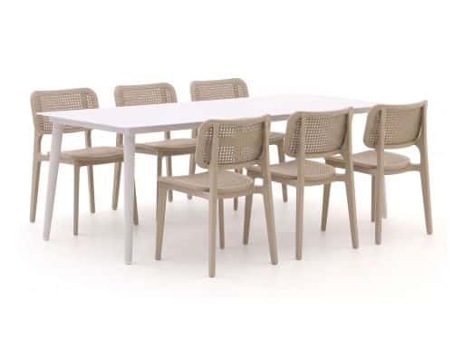 Forza Xitta/Sora 220cm dining tuinset 7-delig - Laagste prijsgarantie!