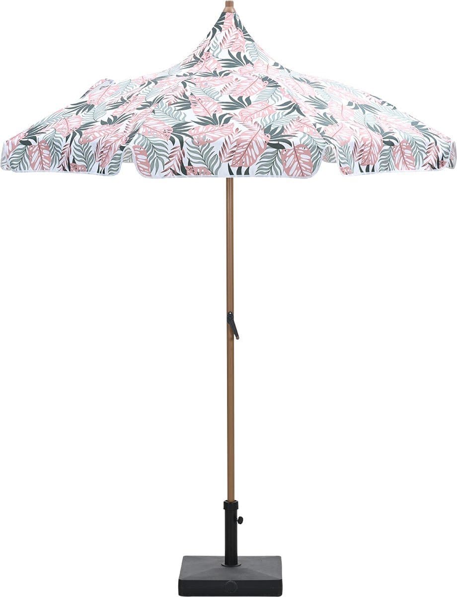 garden impressions aloha parasolset Ø200 cm palm forest met voet