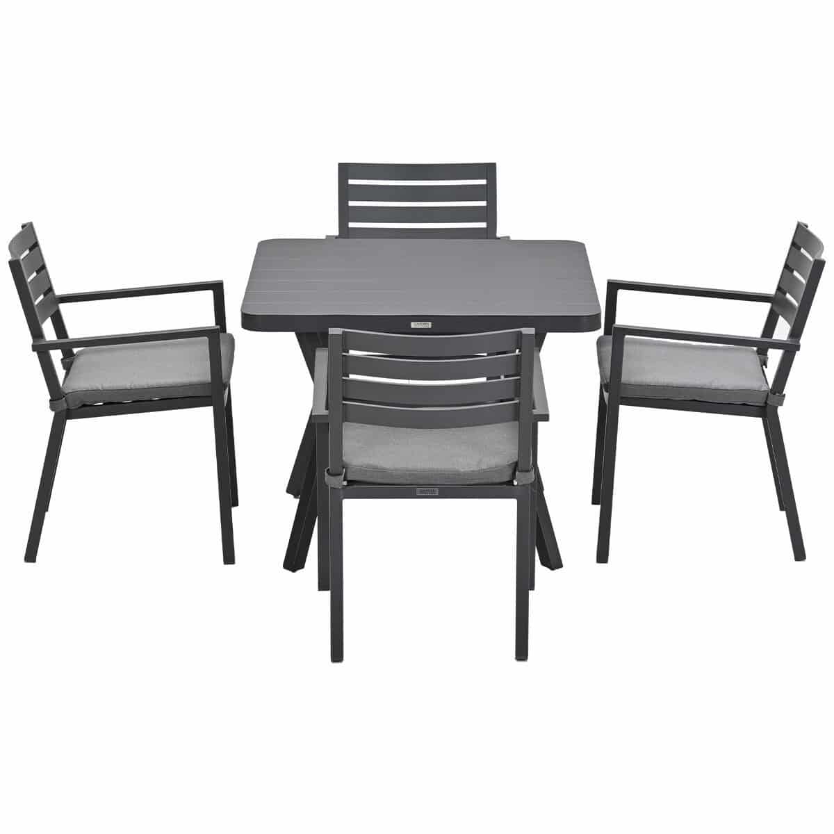 garden impressions amarillo tuinset 5 delig mina tuintafel 90×90 cm