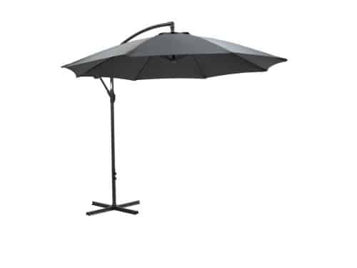 Garden Impressions Athene parasol - Ø300 cm - carbon black - dark grey