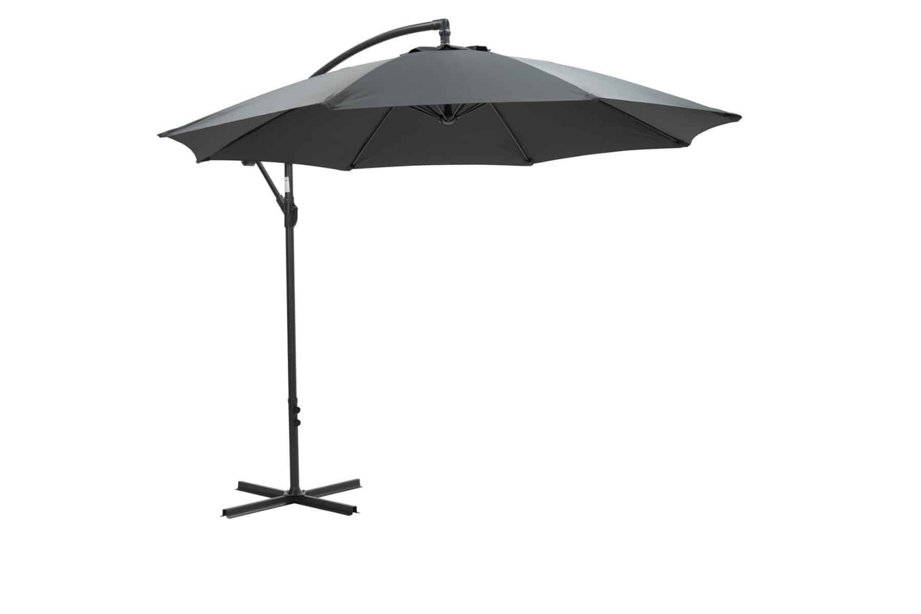 garden impressions athene parasol Ø300 cm carbon black dark grey