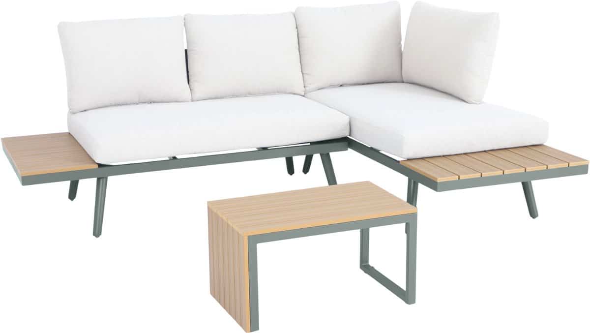 garden impressions forro loungeset stone green vironwood