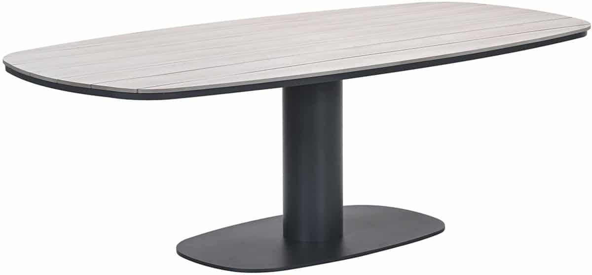 garden impressions leona tuintafel 230x110xh72 cm donker grijs