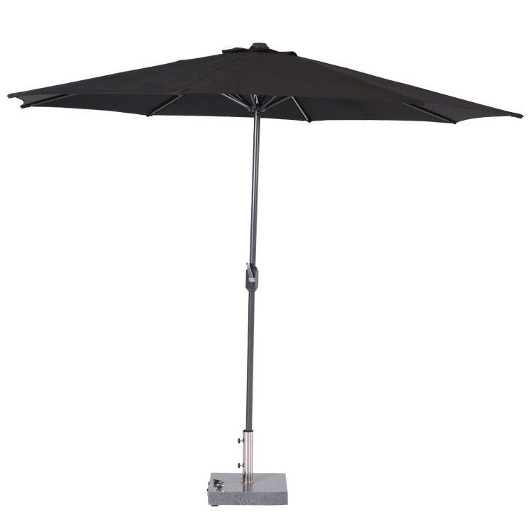 garden impressions lotus parasol Ø300 cm carbon black black