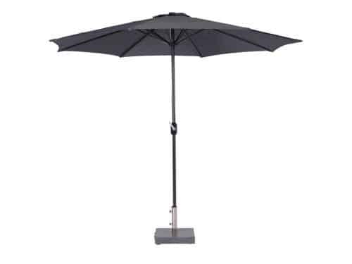 Garden Impressions Lotus parasol - Ø300 cm - carbon black - dark grey