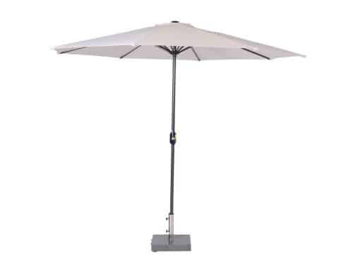 Garden Impressions Lotus parasol - Ø300 cm - carbon black - ecru