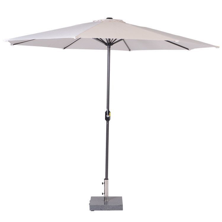 garden impressions lotus parasol Ø300 cm carbon black ecru