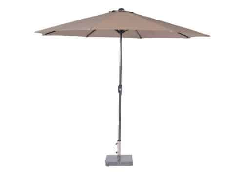 Garden Impressions Lotus parasol Ø300 cm carbon black - taupe