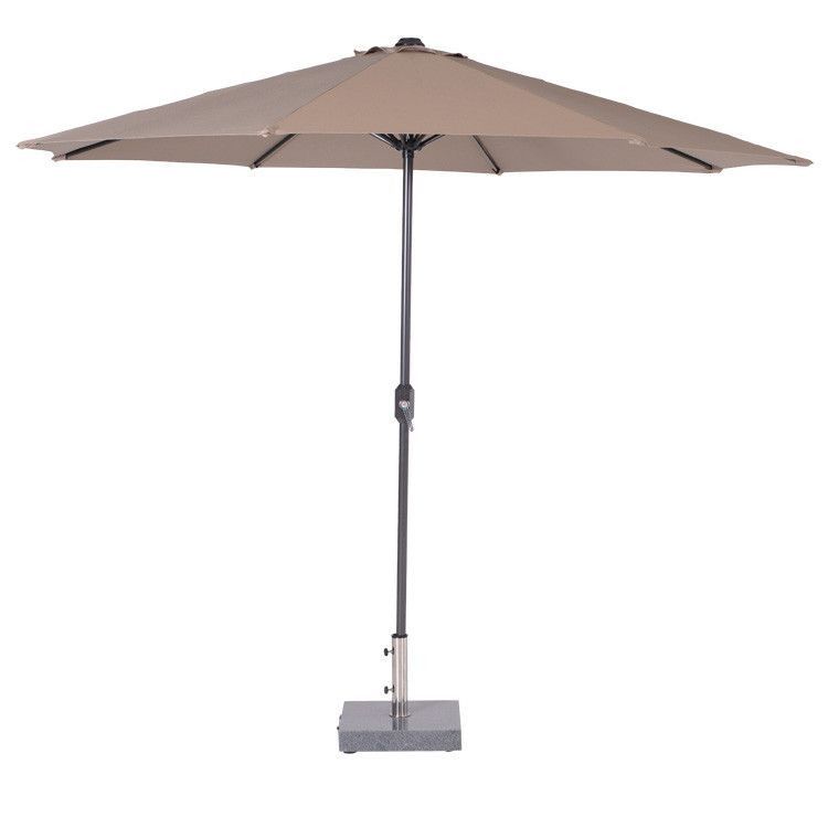 garden impressions lotus parasol Ø300 cm carbon black taupe